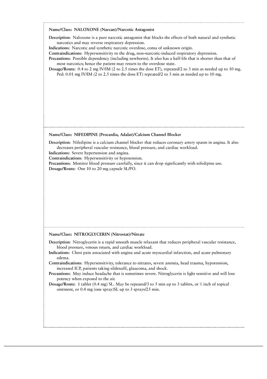 Emergency Drug Cards 25 - Page 2