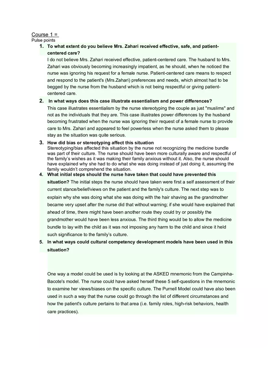 Final Exam Global Health - Page 1