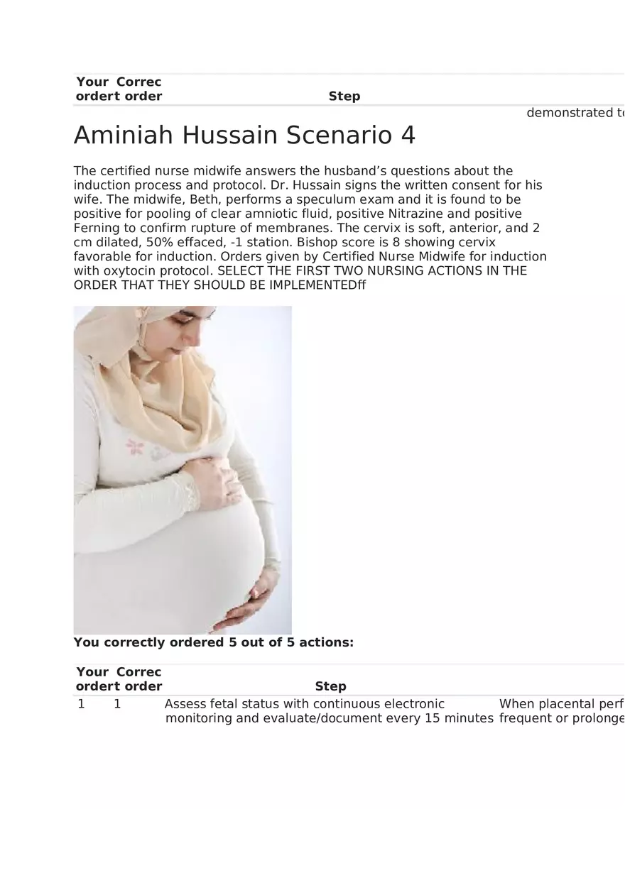 Maternal Newborn Scenarios Aminiah Hussain - Page 8
