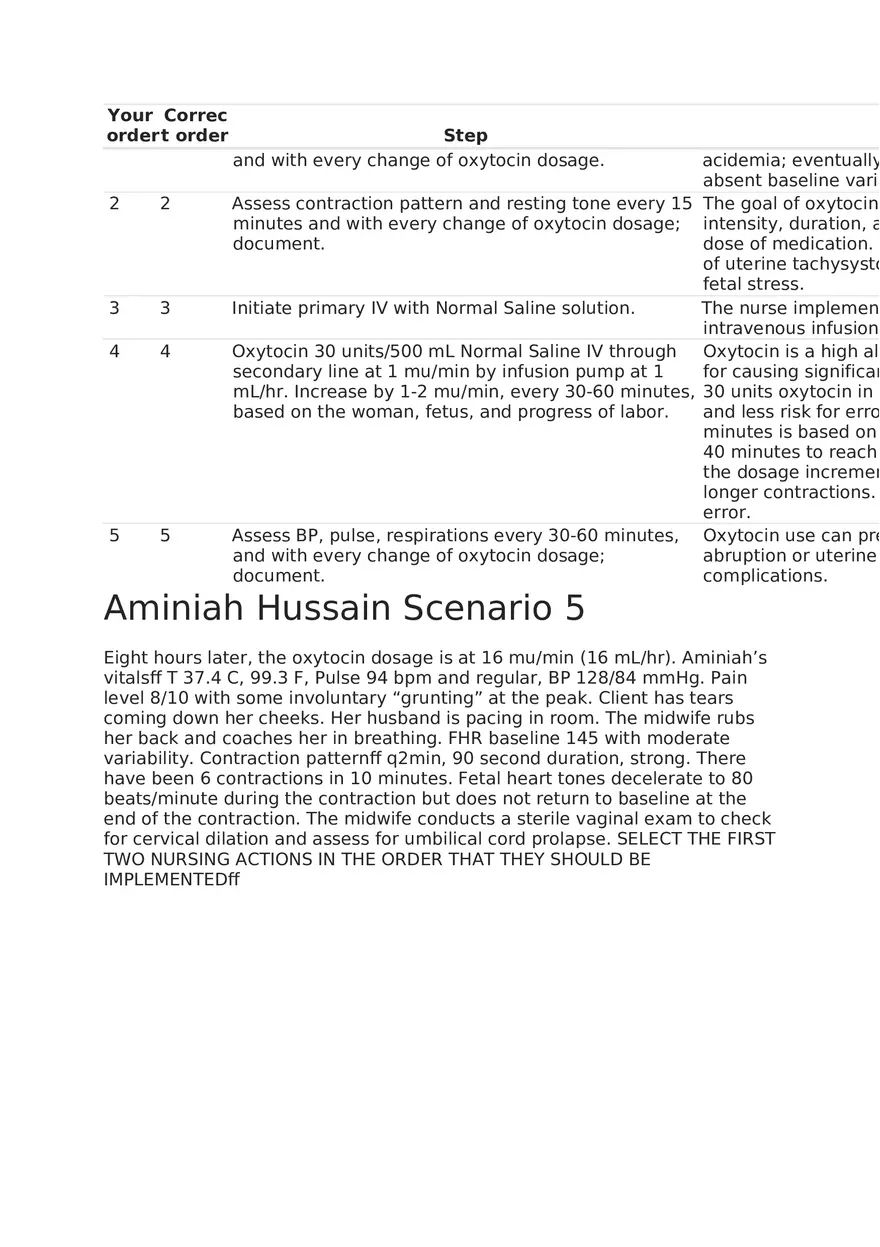 Maternal Newborn Scenarios Aminiah Hussain - Page 9