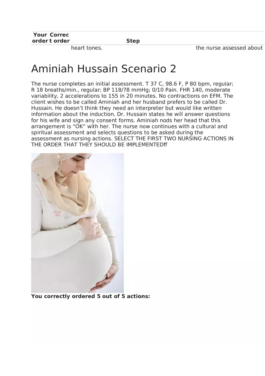 Maternal Newborn Scenarios Aminiah Hussain - Page 5