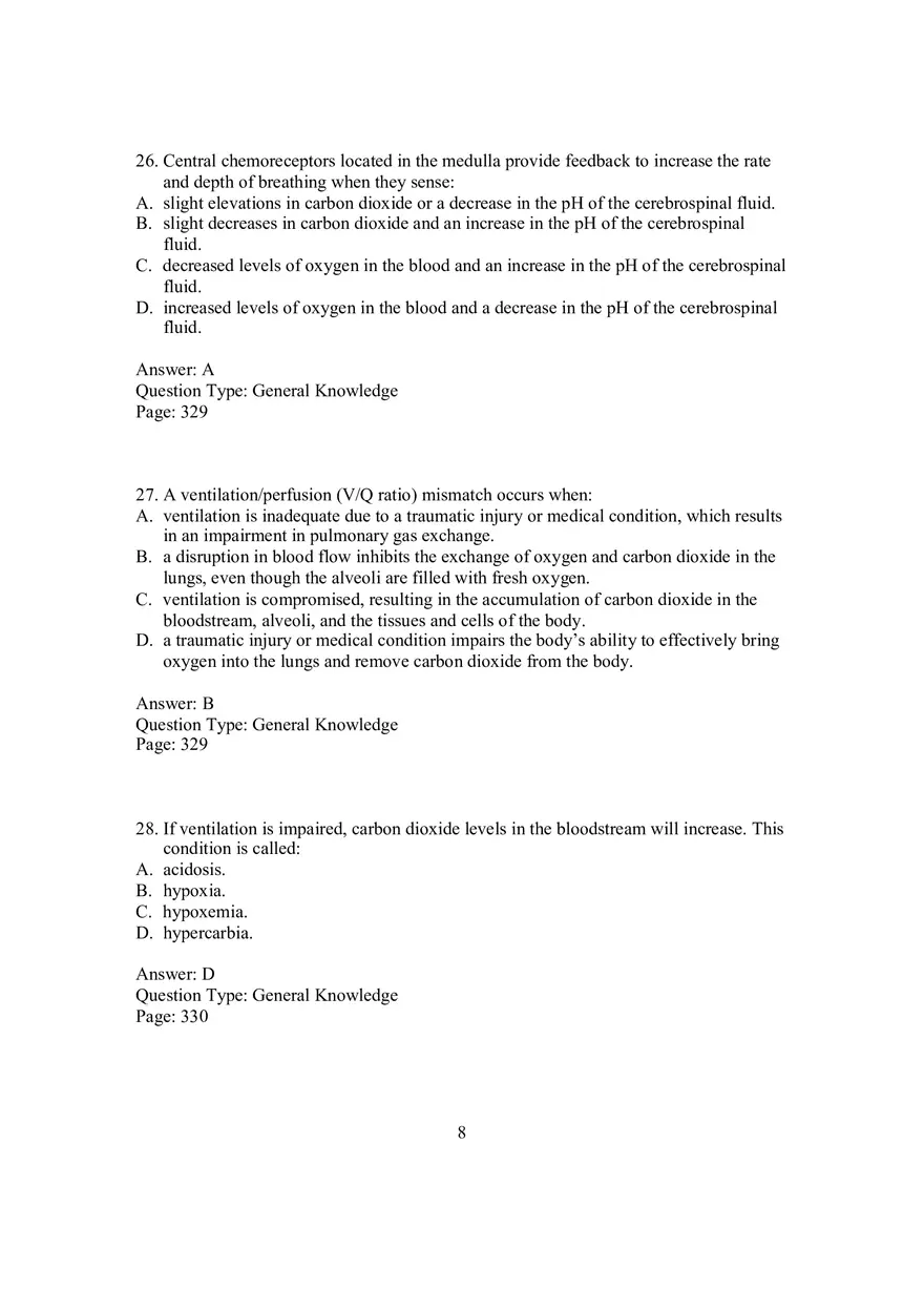Nurs Chapter 09 Questions Part 1 - Page 8