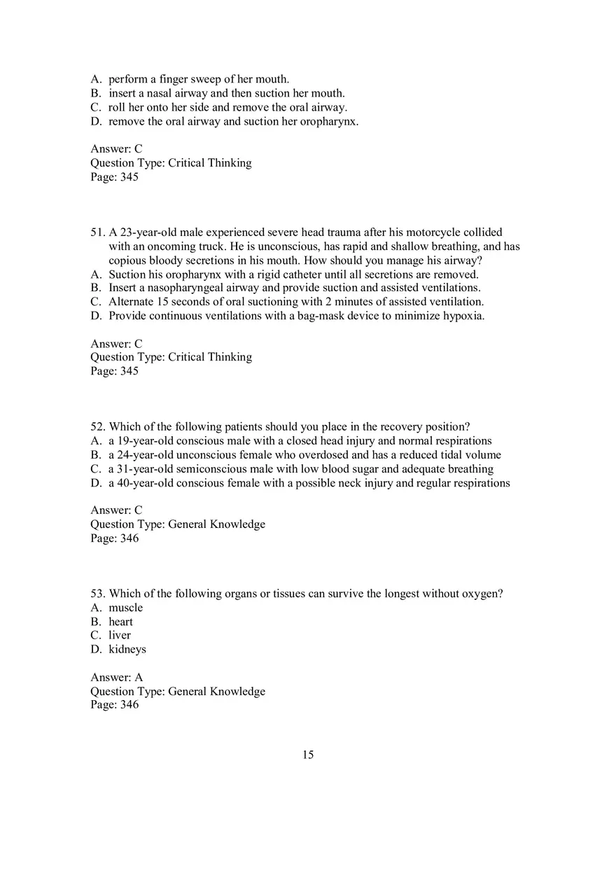 Nurs Chapter 09 Questions Part 2 - Page 7
