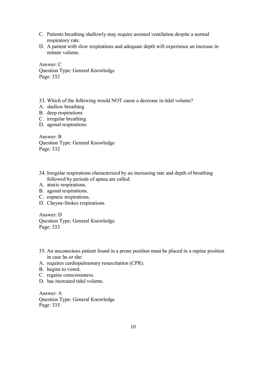 Nurs Chapter 09 Questions Part 2 - Page 2