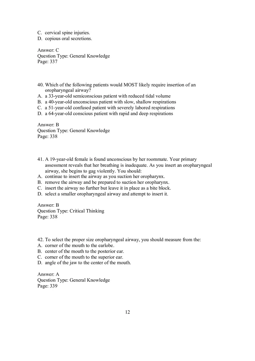Nurs Chapter 09 Questions Part 2 - Page 4