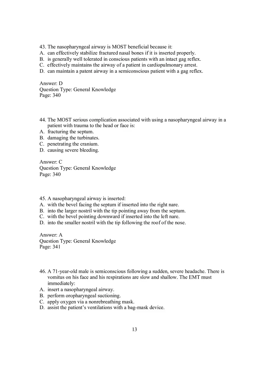 Nurs Chapter 09 Questions Part 2 - Page 5