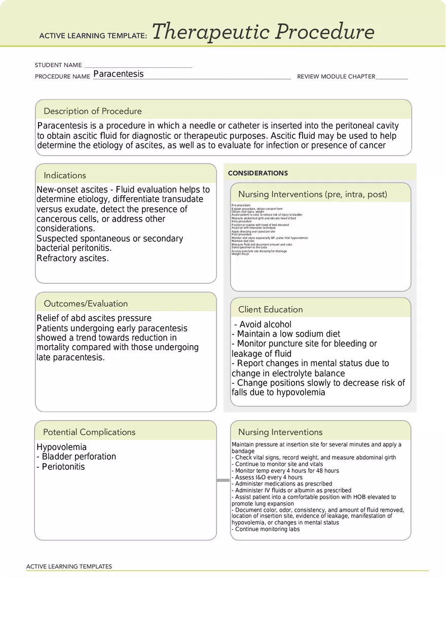 Paracentesis - Page 1