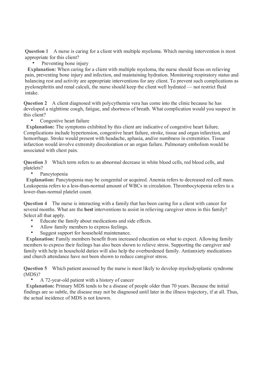 Hemo Function Questions 15 - Page 1