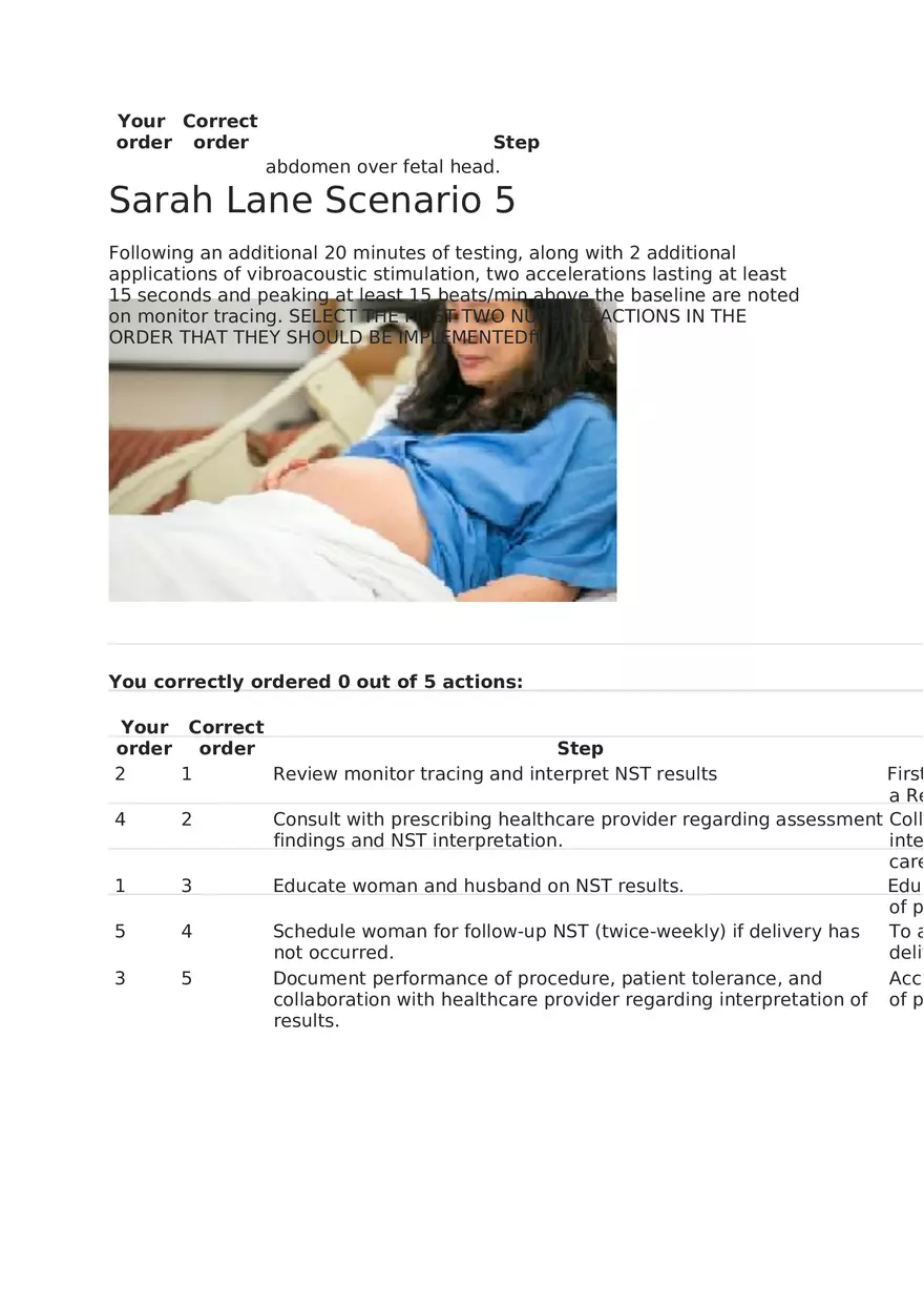Maternal Newborn Scenarios Sarah Lane - Page 7