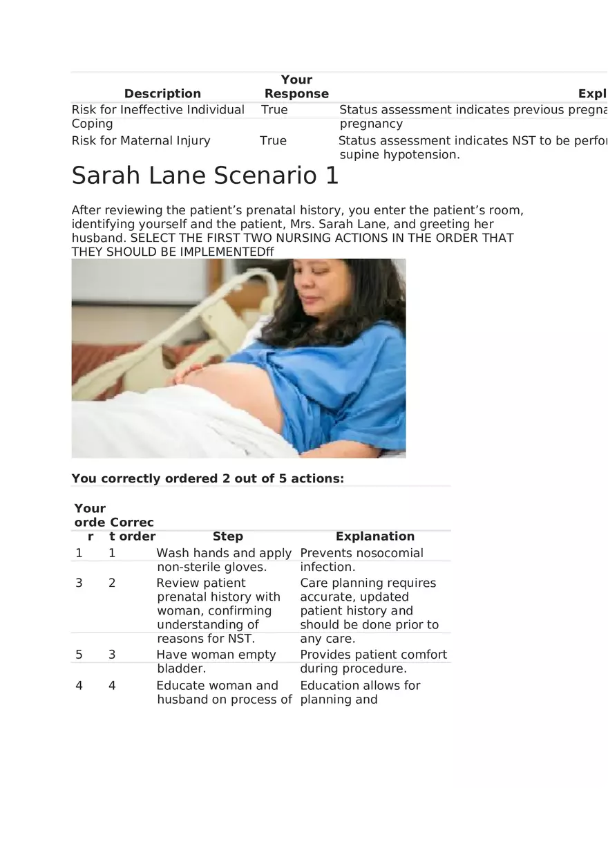 Maternal Newborn Scenarios Sarah Lane - Page 3