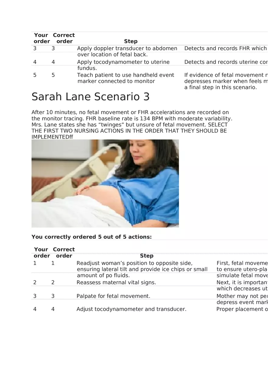 Maternal Newborn Scenarios Sarah Lane - Page 5