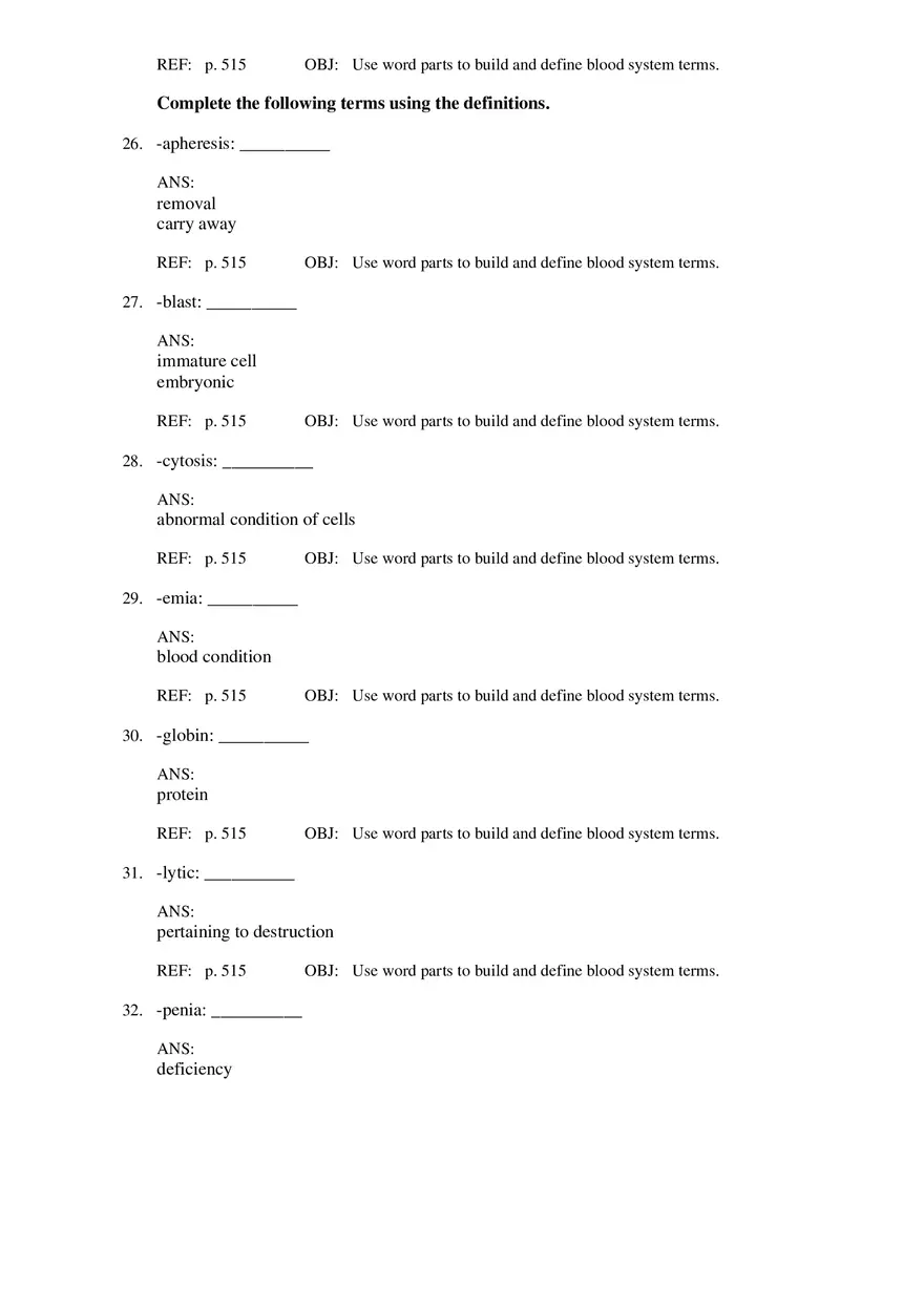 Chapter 13-1 Blood System Part 1 - Page 18