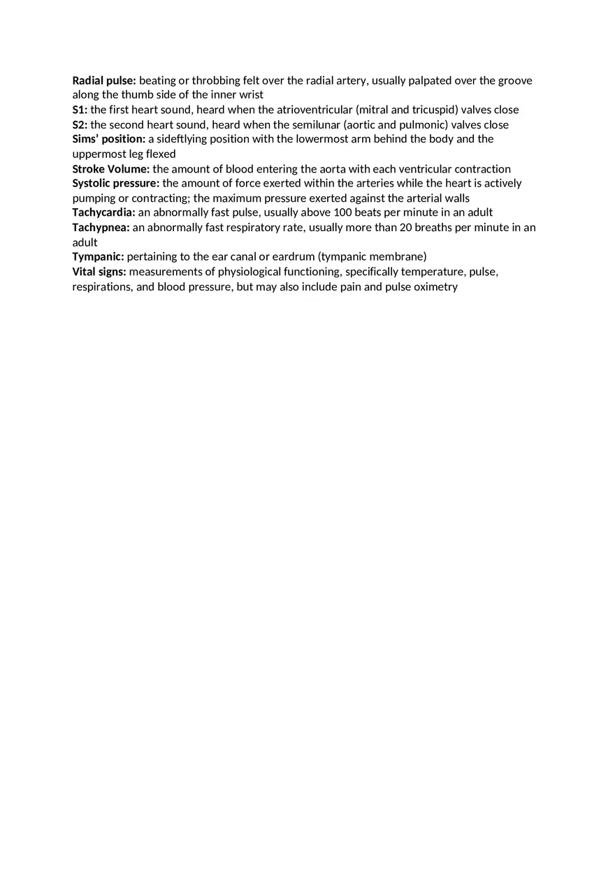 ATI Vocabulary Words - Page 2