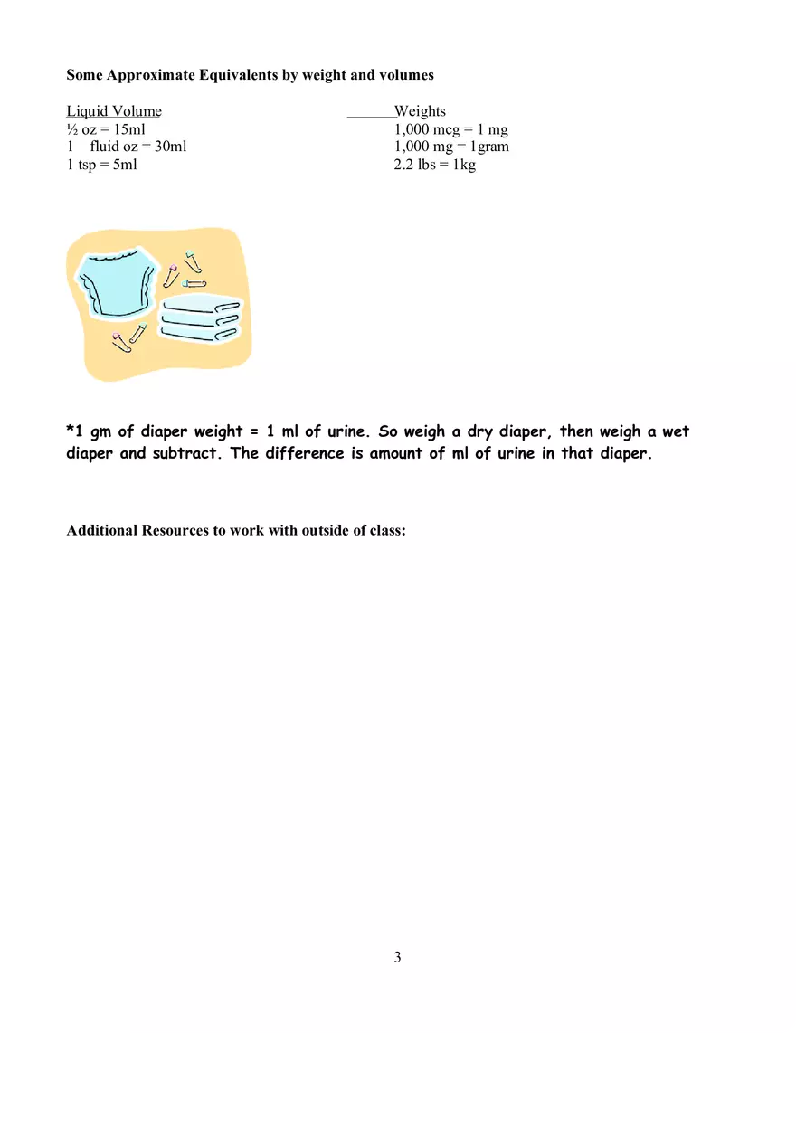 Pediatric Medication and Fluid Calculations - Page 3