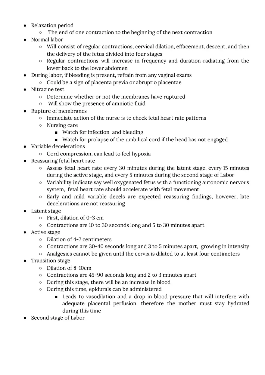 ATI Exam Study Guide Maternity - Page 7