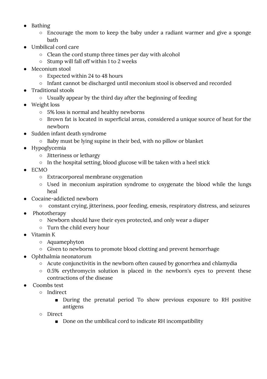 ATI Exam Study Guide Maternity - Page 11