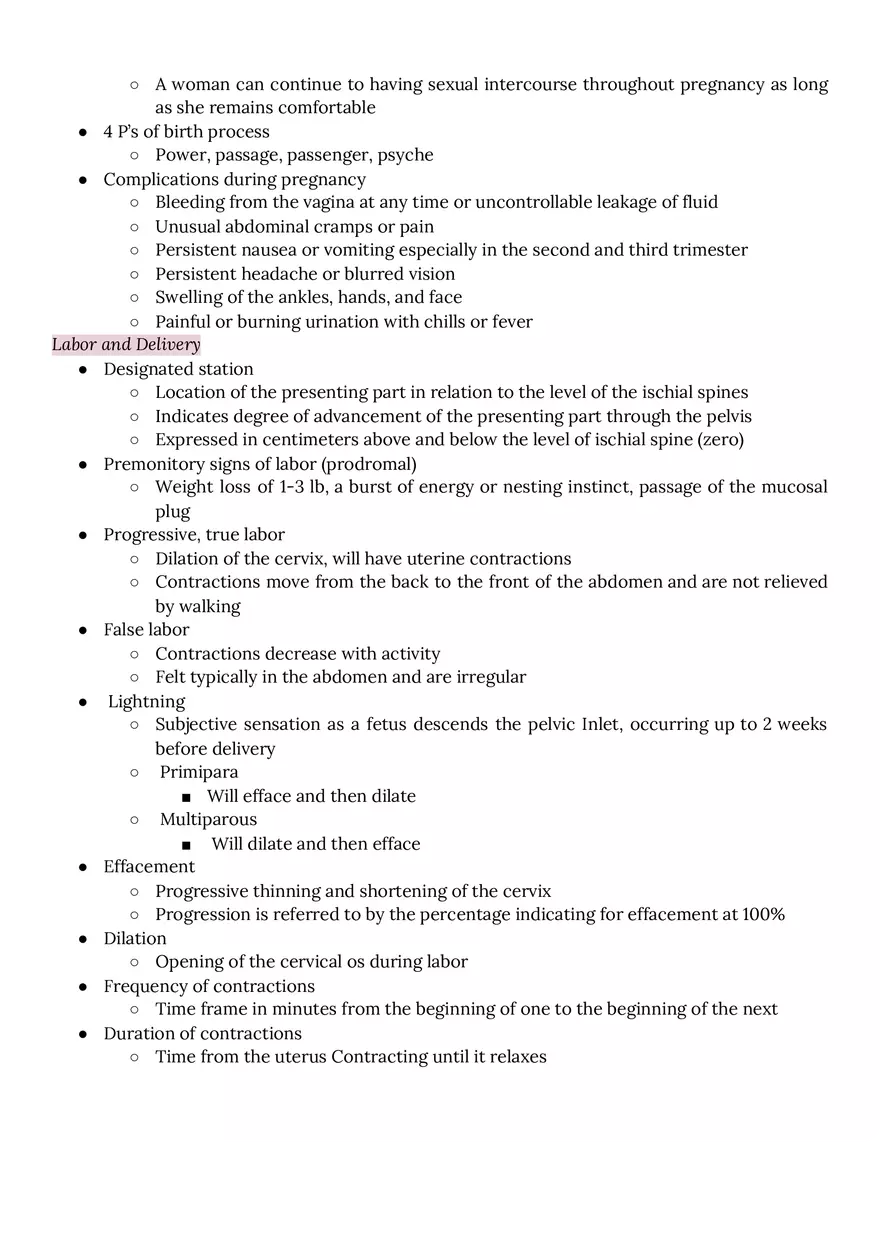 ATI Exam Study Guide Maternity - Page 6