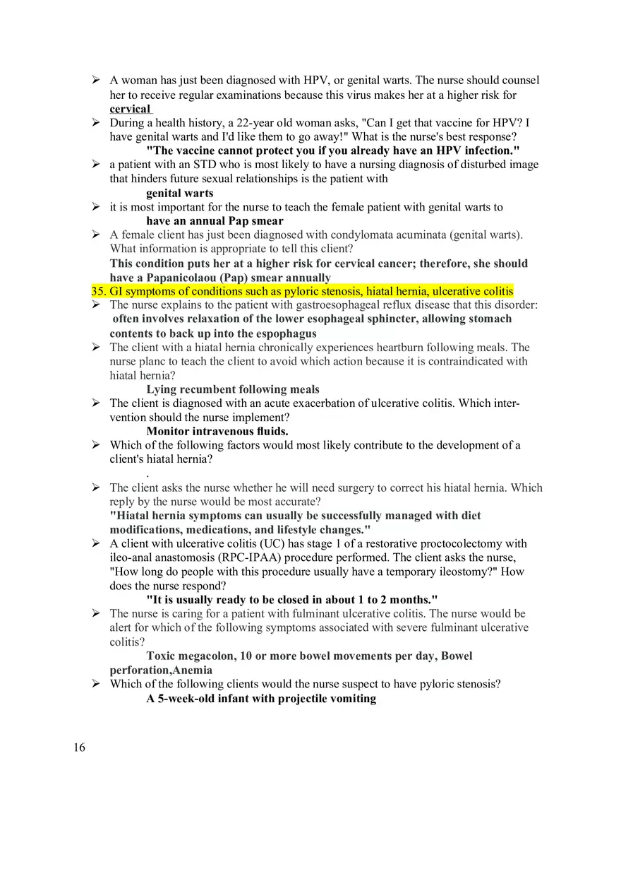 Pathophysiology Final Exam Study Guide - Page 8