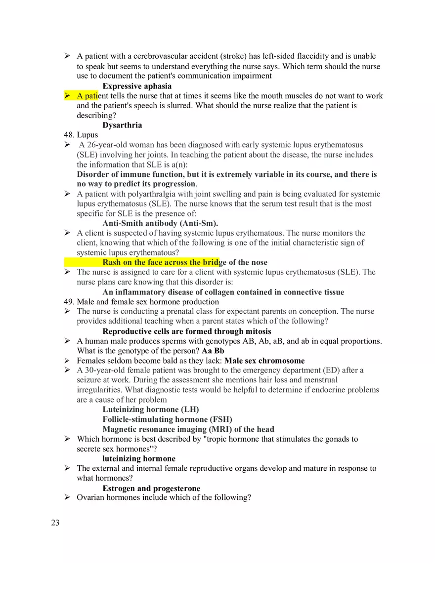 Pathophysiology Final Exam Study Guide - Page 16