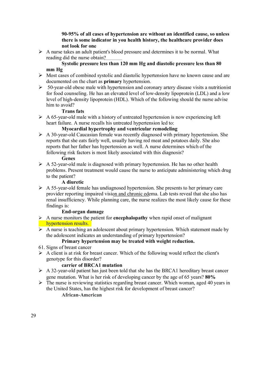 Pathophysiology Final Exam Study Guide - Page 22