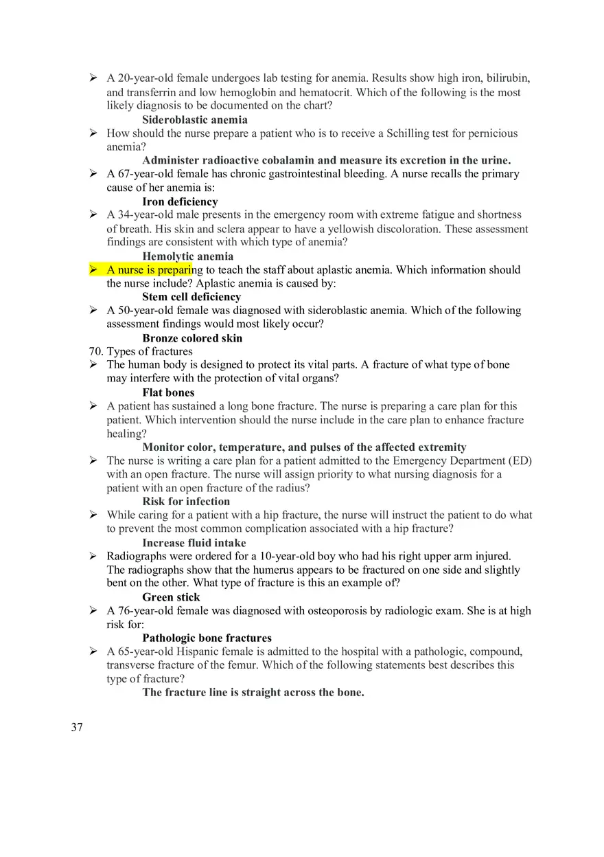 Pathophysiology Final Exam Study Guide - Page 31