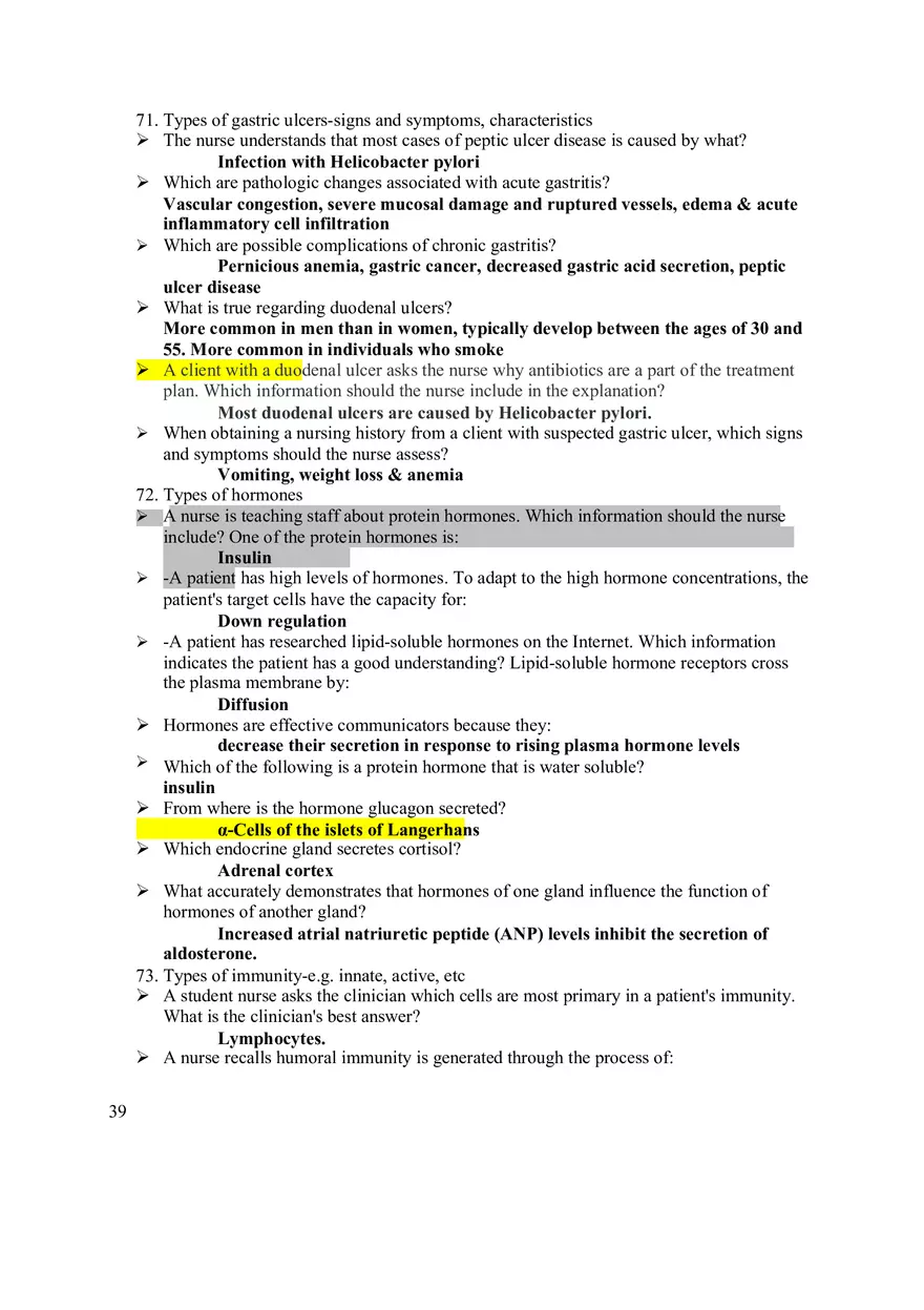 Pathophysiology Final Exam Study Guide - Page 33
