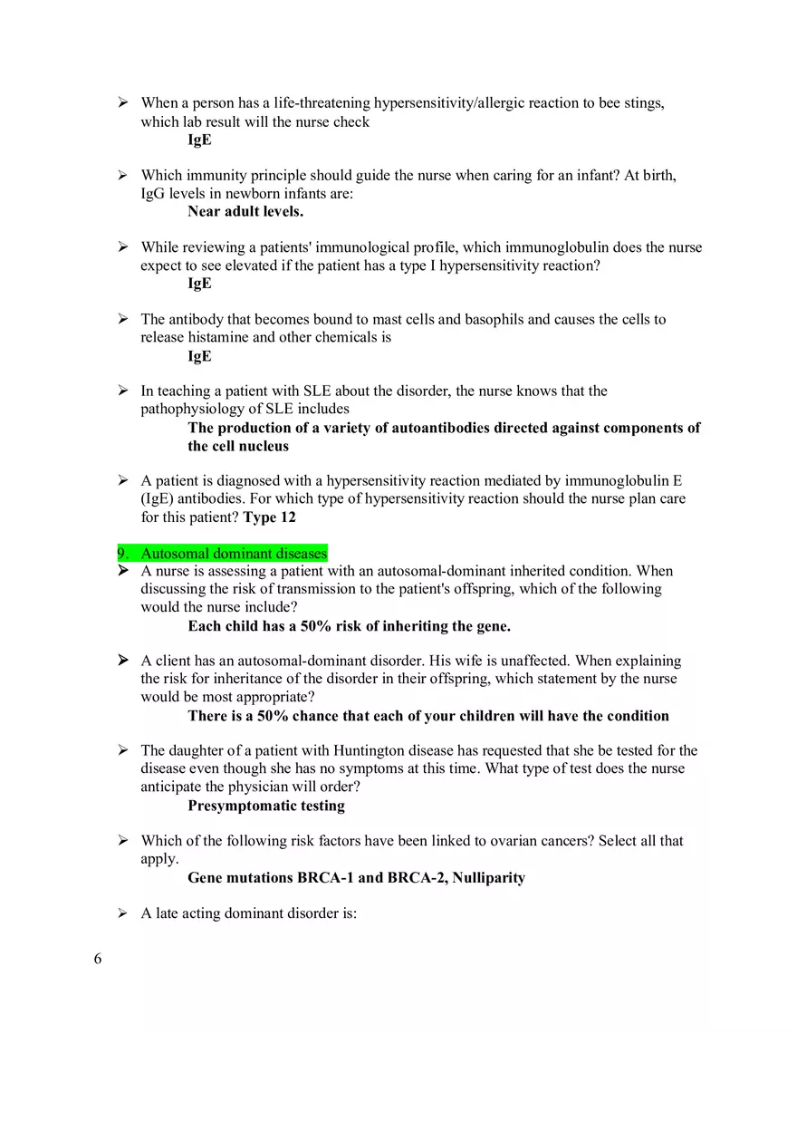 Pathophysiology Final Exam Study Guide - Page 40