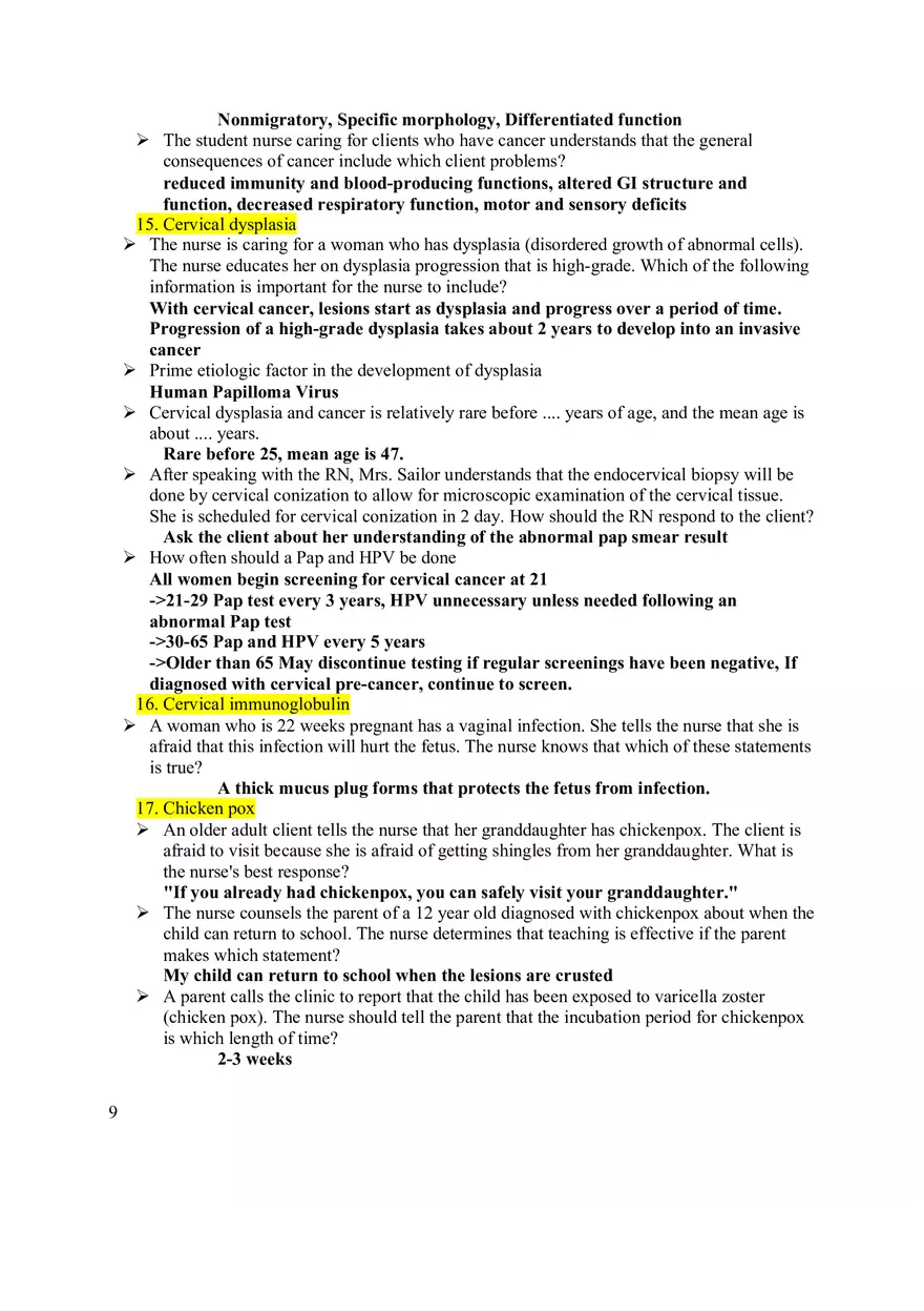 Pathophysiology Final Exam Study Guide - Page 43