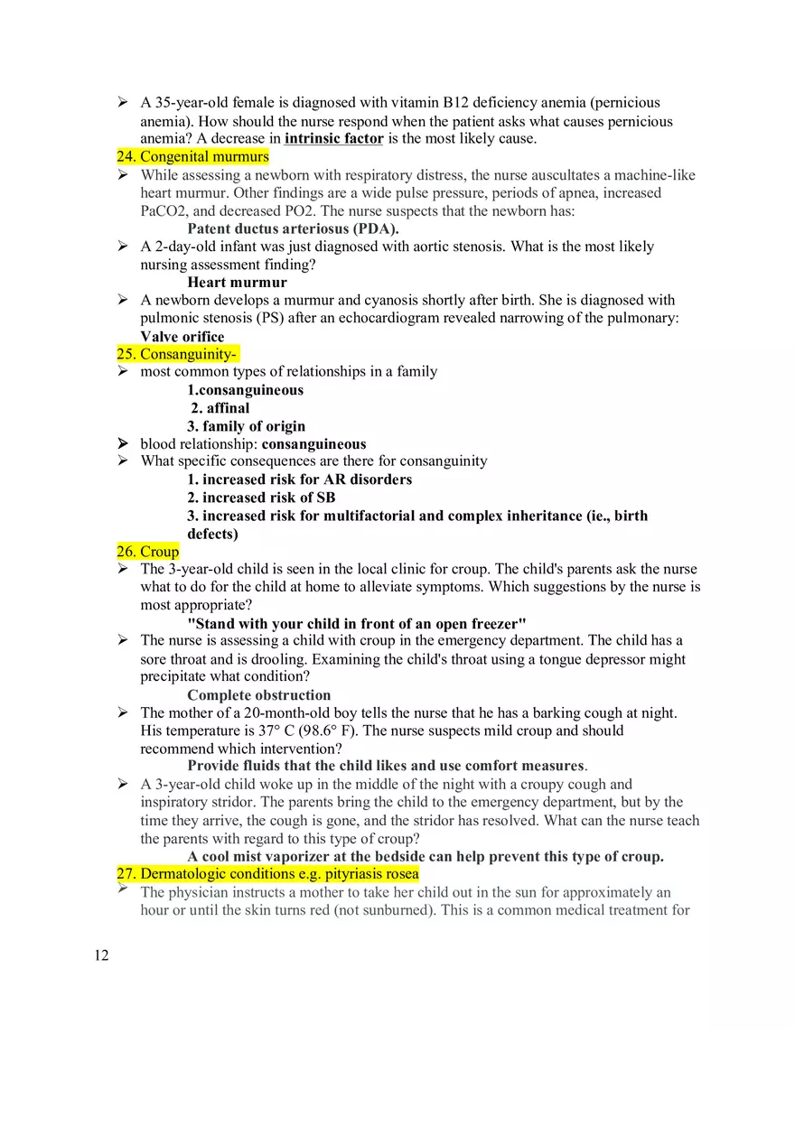 Pathophysiology Final Exam Study Guide - Page 4