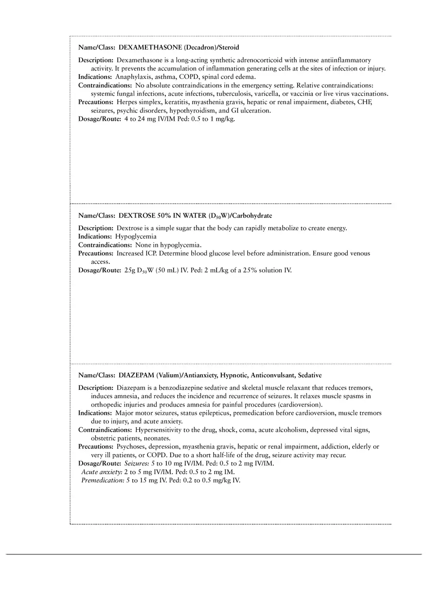 Emergency Drug Cards 8 - Page 2