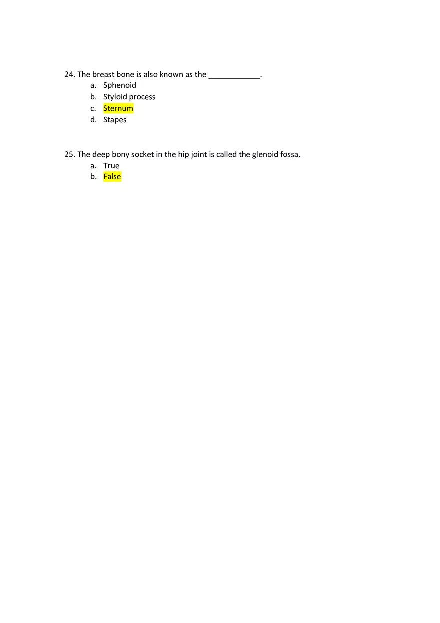 Med Term Chapter 8 Quiz Questions - Page 5