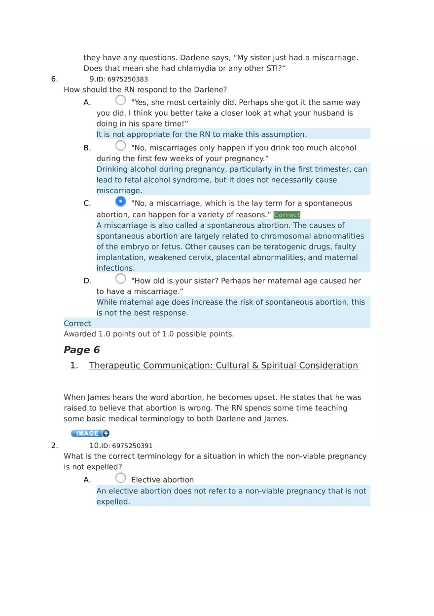 Ectopic Pregnancy HESI Case Study - Page 13