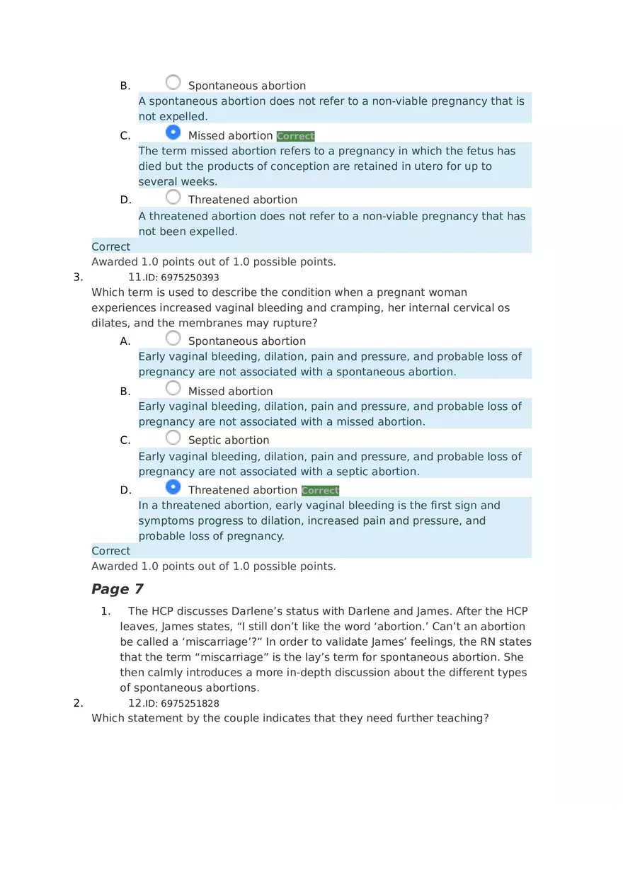 Ectopic Pregnancy HESI Case Study - Page 14
