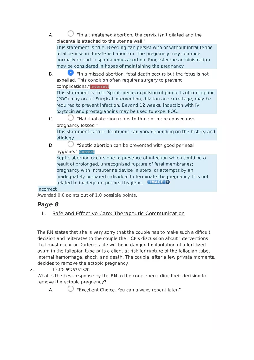 Ectopic Pregnancy HESI Case Study - Page 15