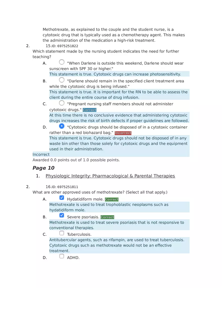 Ectopic Pregnancy HESI Case Study - Page 4