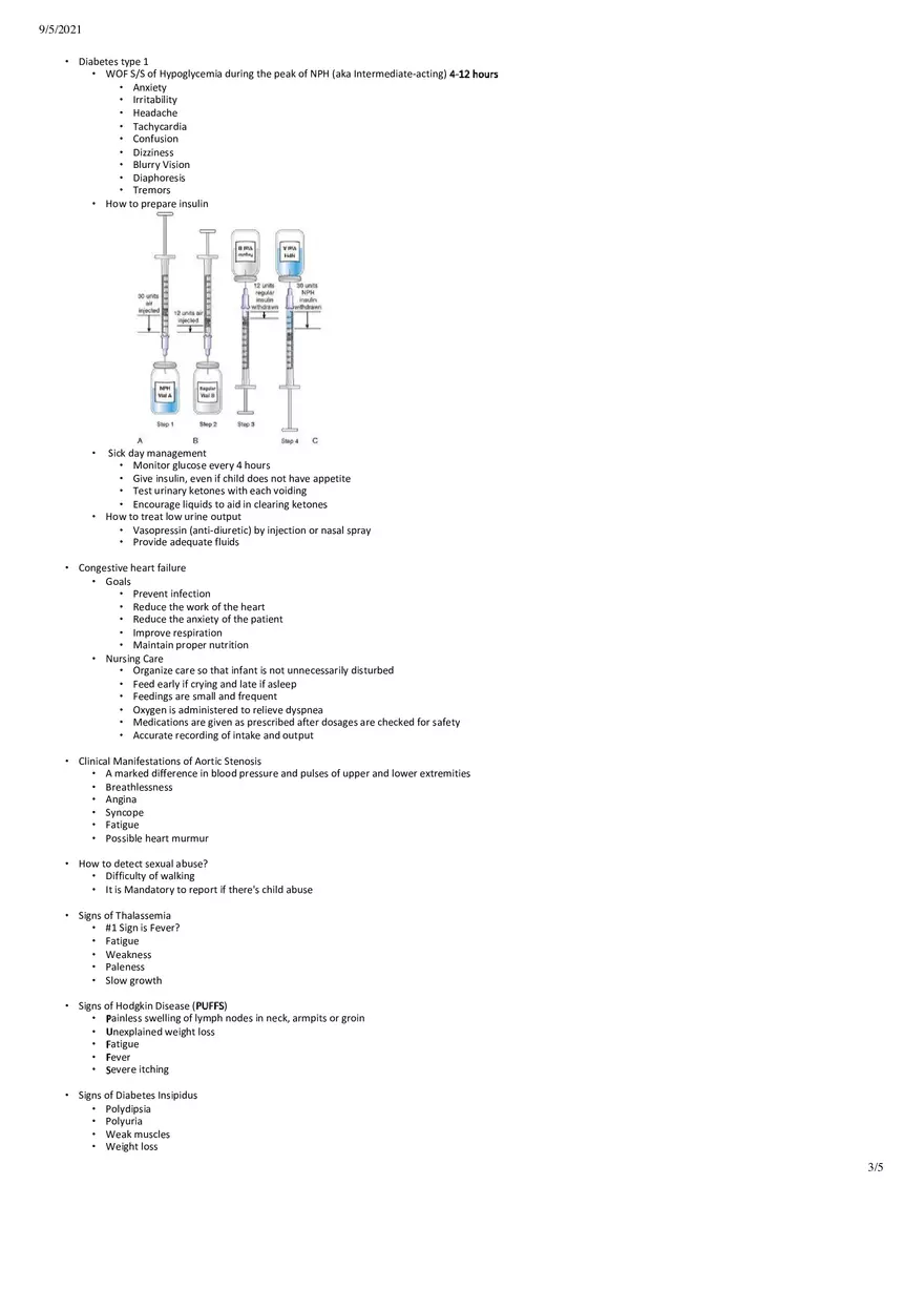 Pediatric Study Guide Quiz 2 - Page 3