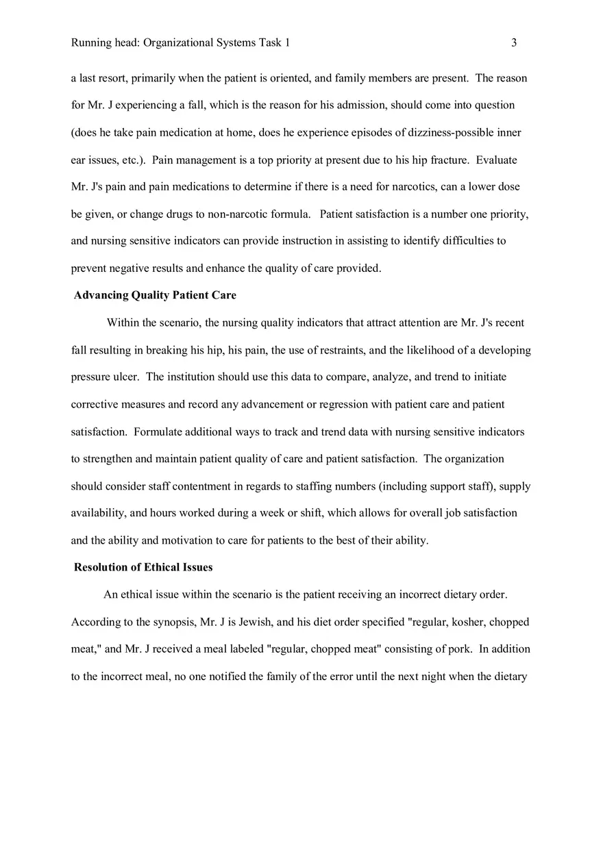 Organizational Systems and Quality Leadership - Page 3