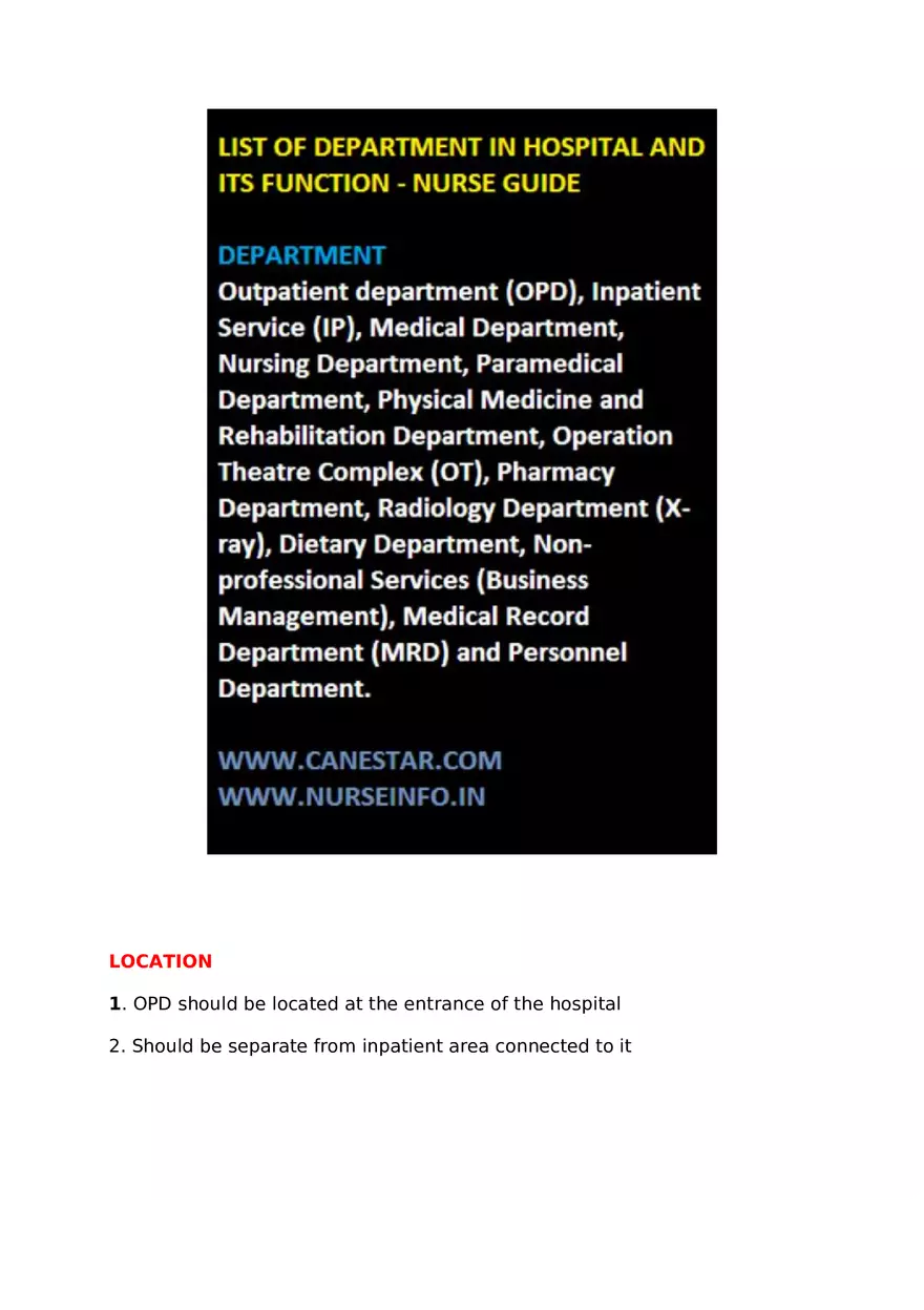 Hospital Departments List - Page 2