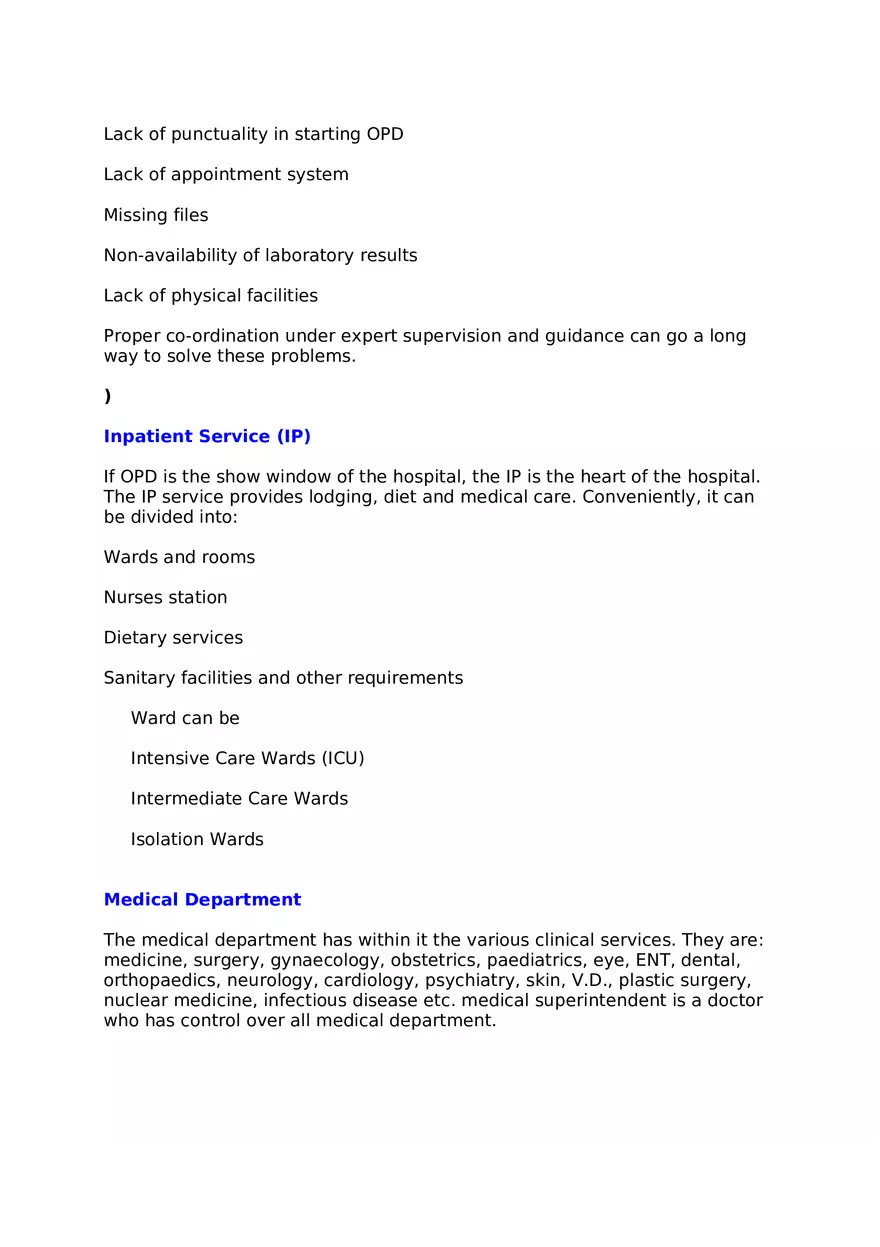 Hospital Departments List - Page 6