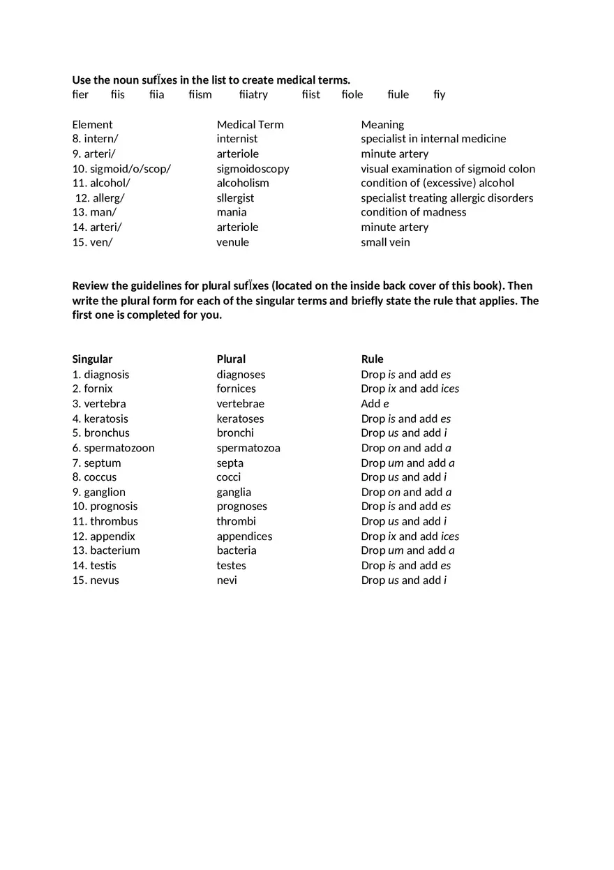 Week 2 Med. Terminology - Page 4