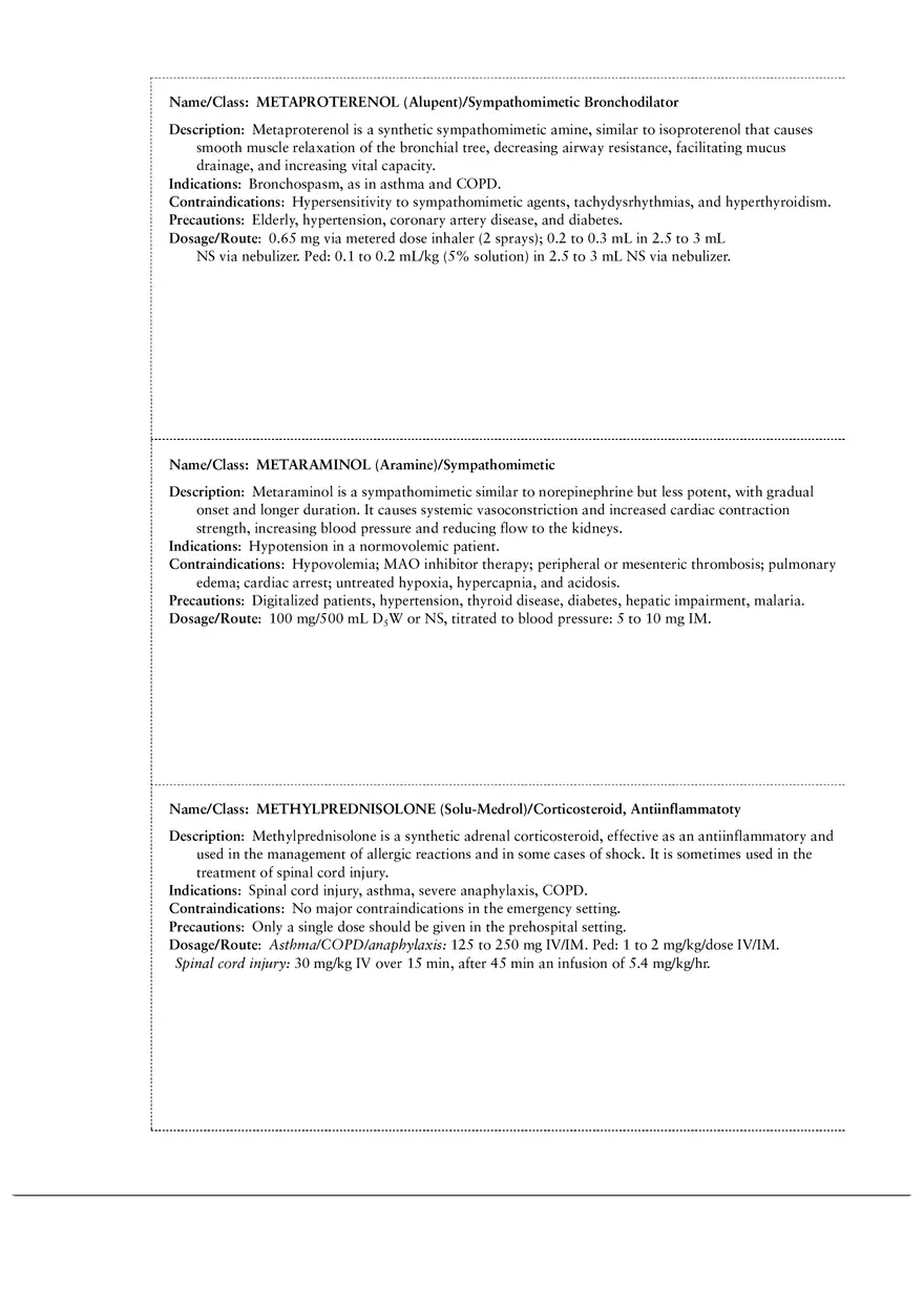 Emergency Drug Cards 22 - Page 2