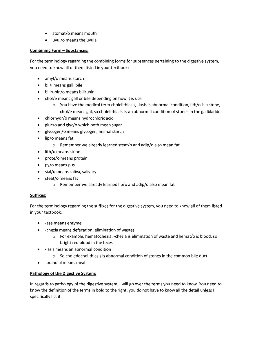 Chapter 5 Digestive System Notes - Page 7
