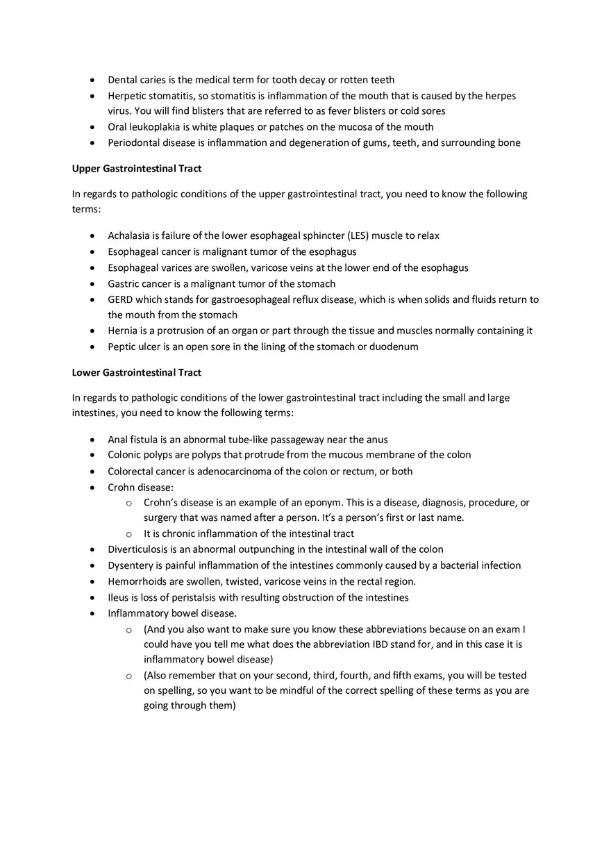 Chapter 5 Digestive System Notes - Page 9