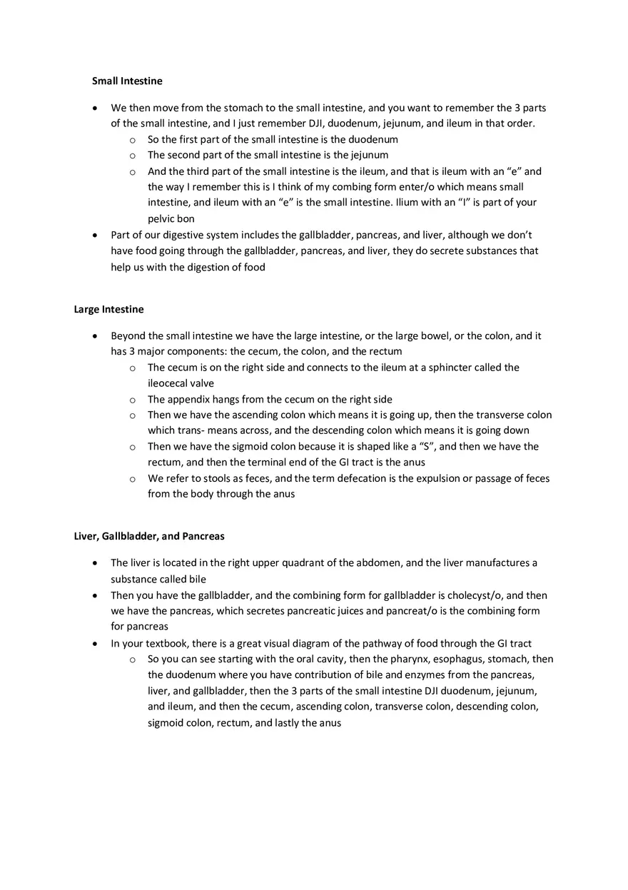 Chapter 5 Digestive System Notes - Page 3