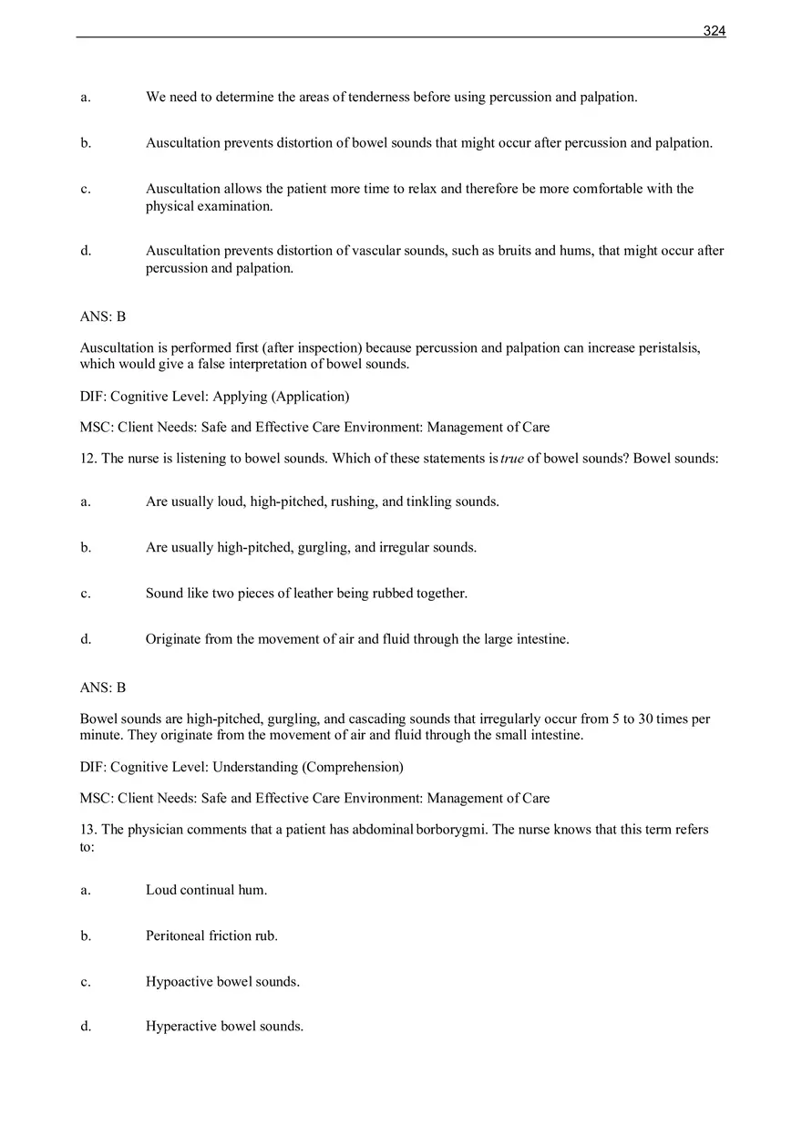 Chapter 22 Abdomen Multiple Choice - Page 12