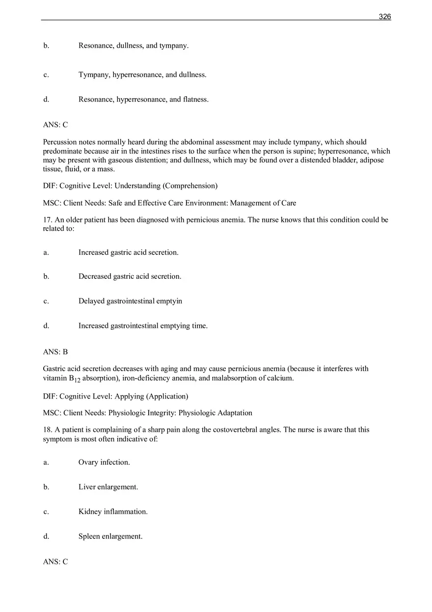 Chapter 22 Abdomen Multiple Choice - Page 14
