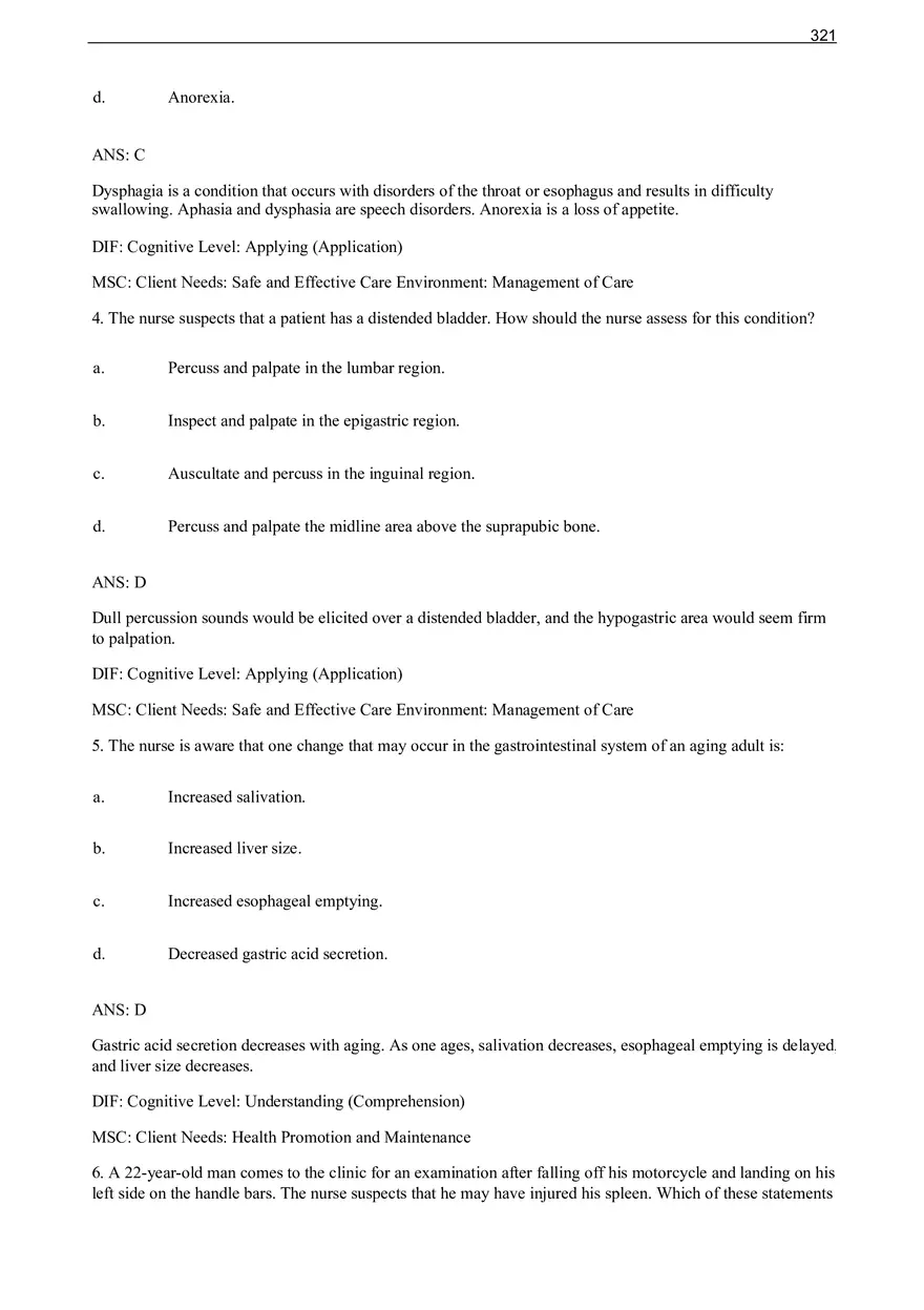 Chapter 22 Abdomen Multiple Choice - Page 2