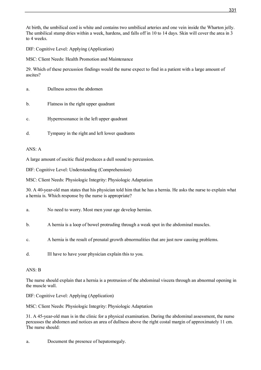 Chapter 22 Abdomen Multiple Choice - Page 4