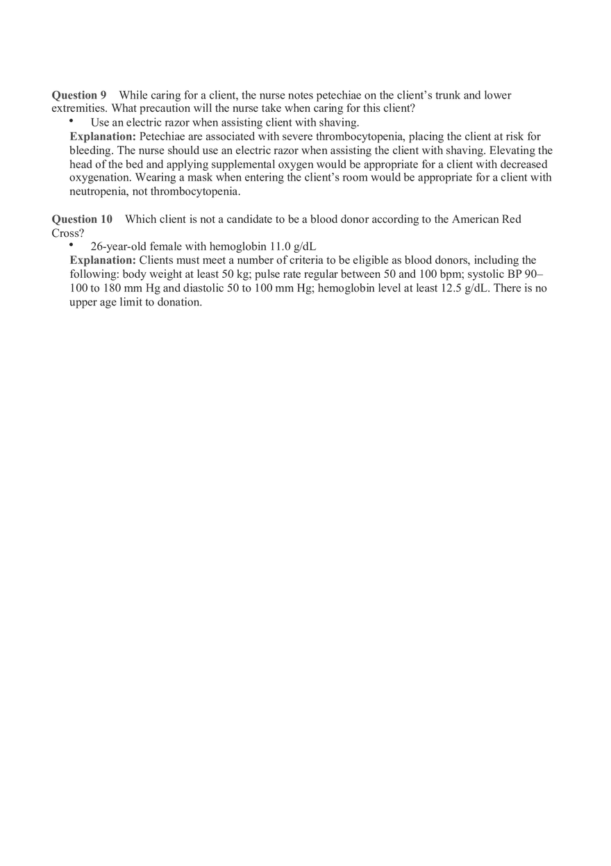 Hemo Function Questions 5 - Page 2