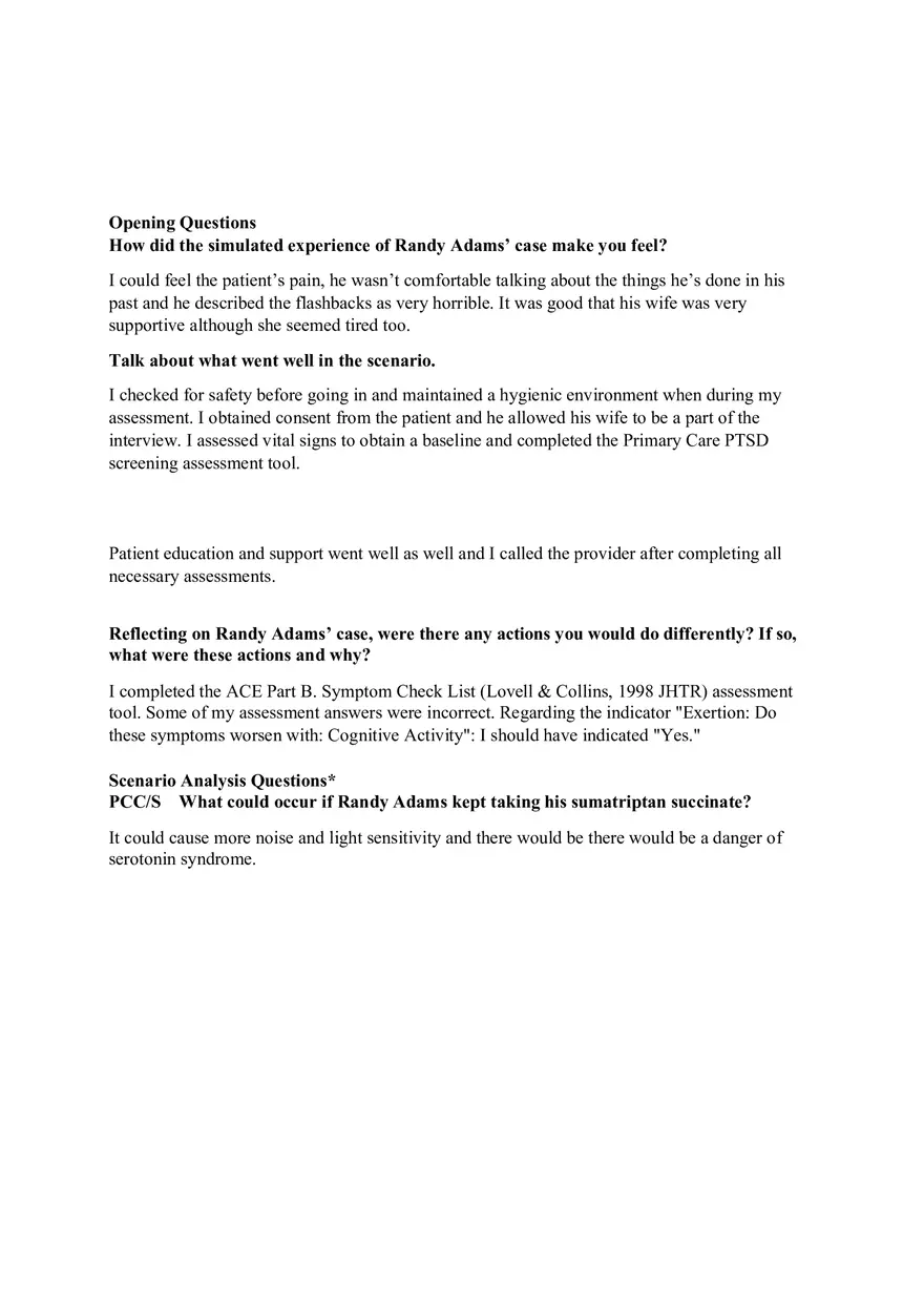 What Happened to Randy Adams - Page 1